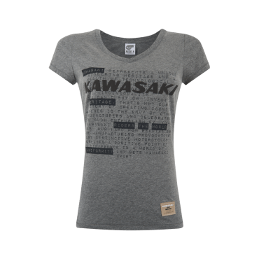 T-Shirt Kawasaki Gris Chiné...