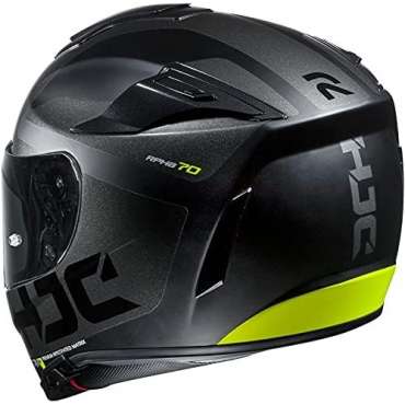 Casque intégral HJC RPHA70 Balius Gris/Jaune MC5SF