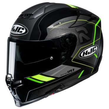 Casque intégral HJC RPHA70 Coptic Noir/Gris/Jaune MC4H