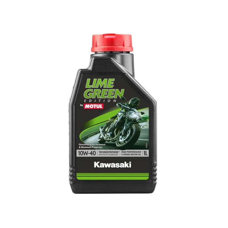 Huile Moteur Kawasaki Lime Green Motul 10W40 1L