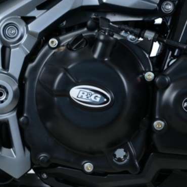 Couvre-Carter Droit Embrayage R&G RACING noir Kawasaki Z900