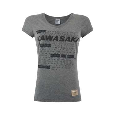 T-Shirt Kawasaki Gris Chiné...