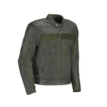 Blouson Cuir Kawasaki London Olive