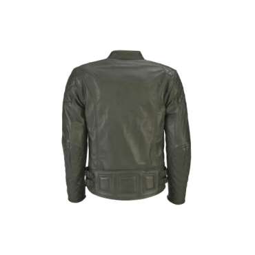 Blouson Cuir Kawasaki London Olive