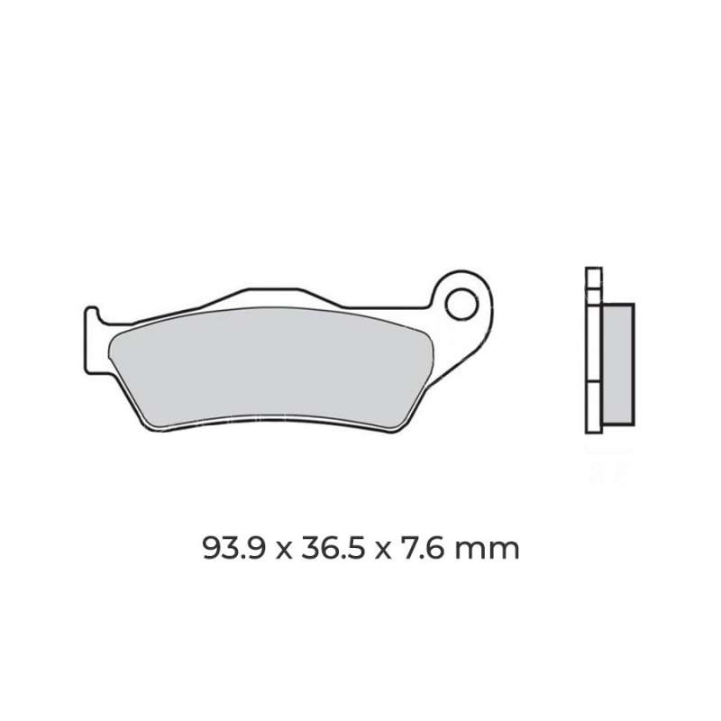 Jeu de plaquettes de frein arrière origine Ducati 61341161A