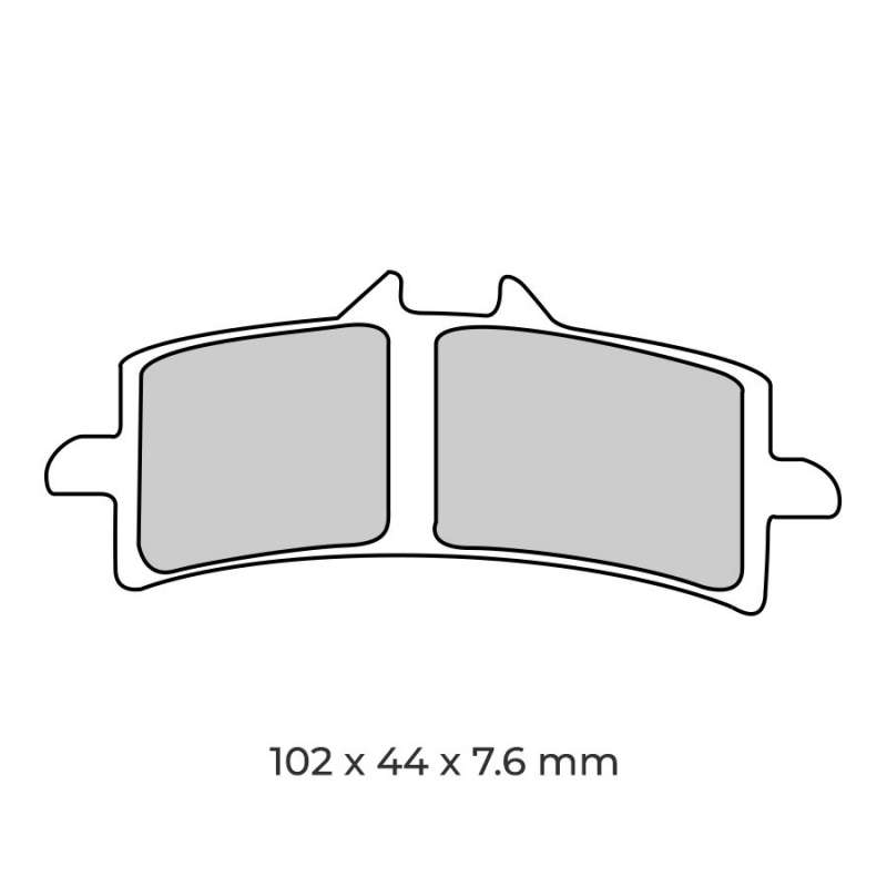 Jeu de plaquettes de frein avant origine Ducati 61341271A