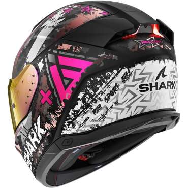 Casque shark skwal i3 hellcat Rose HE0829EKUV