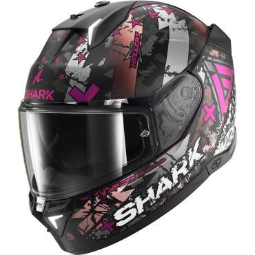 Casque shark skwal i3 hellcat Rose HE0829EKUV