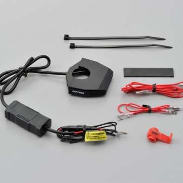 Chargeur USB 2 entrées de Guidon Moto AYTONA Slim 1124678