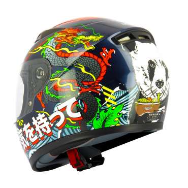 Casque intégral enfant Eight S446 SEEKER Kanji INK1G10