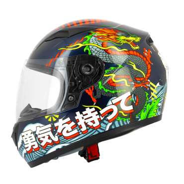 Casque intégral enfant Eight S446 SEEKER Kanji INK1G10