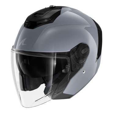 Casque Shark RS Jet Blank Gun Silver HE8250ES05