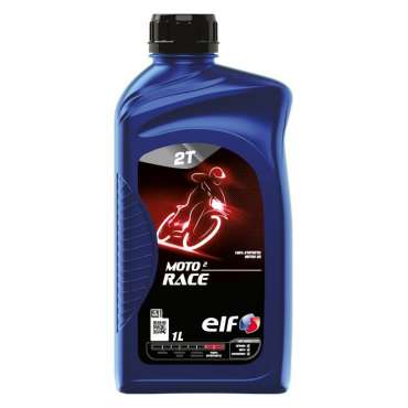 Huile moteur moto ELF 2RACE 2T 100% Synthétique 1L ELF2RACE