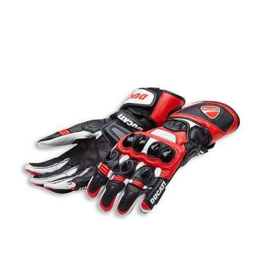 Gants Cuir Ducati Speed Evo C1 Rouge/Noir 98104207