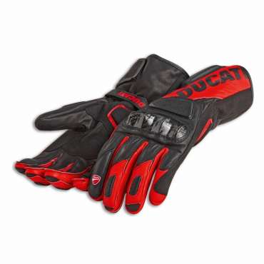 Gants Cuir Ducati Performance C3 Rouge/Noir 98107708