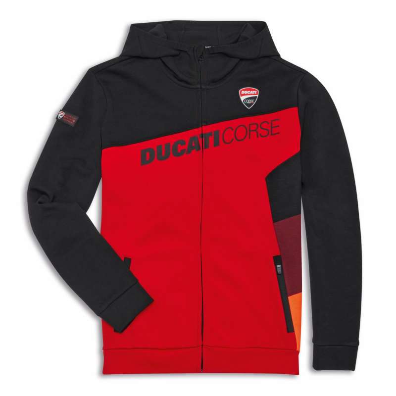 Sweat-shirt Ducati Sport Noir/Rouge 98770591