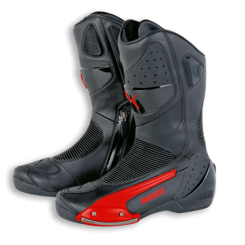 Bottes Puma Desmo V2 Ducati Noir/Rouge