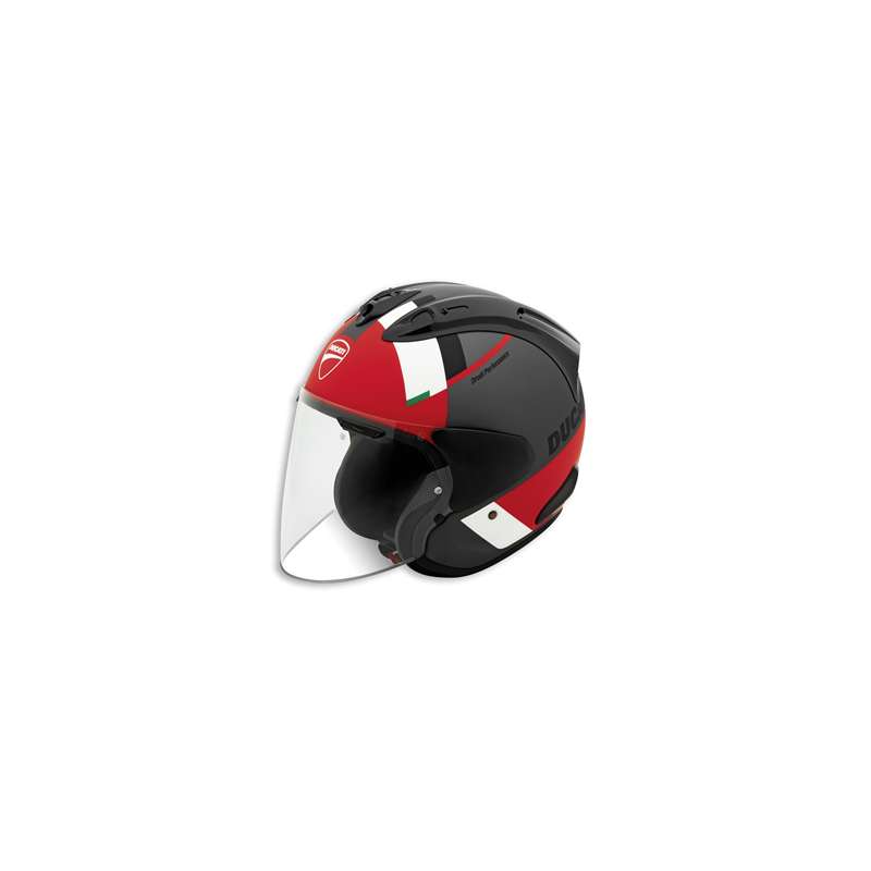 Casque jet Ducati x Arai vue de profile